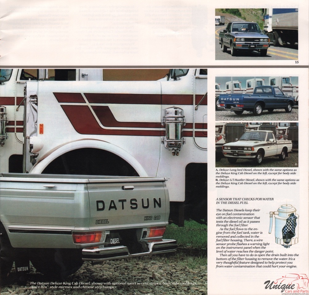 1982 Datsun Trucks Brochure Page 7